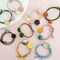 Wrapables Multicolor Beads &#x26; Baubles Hair Ties (Set of 9)